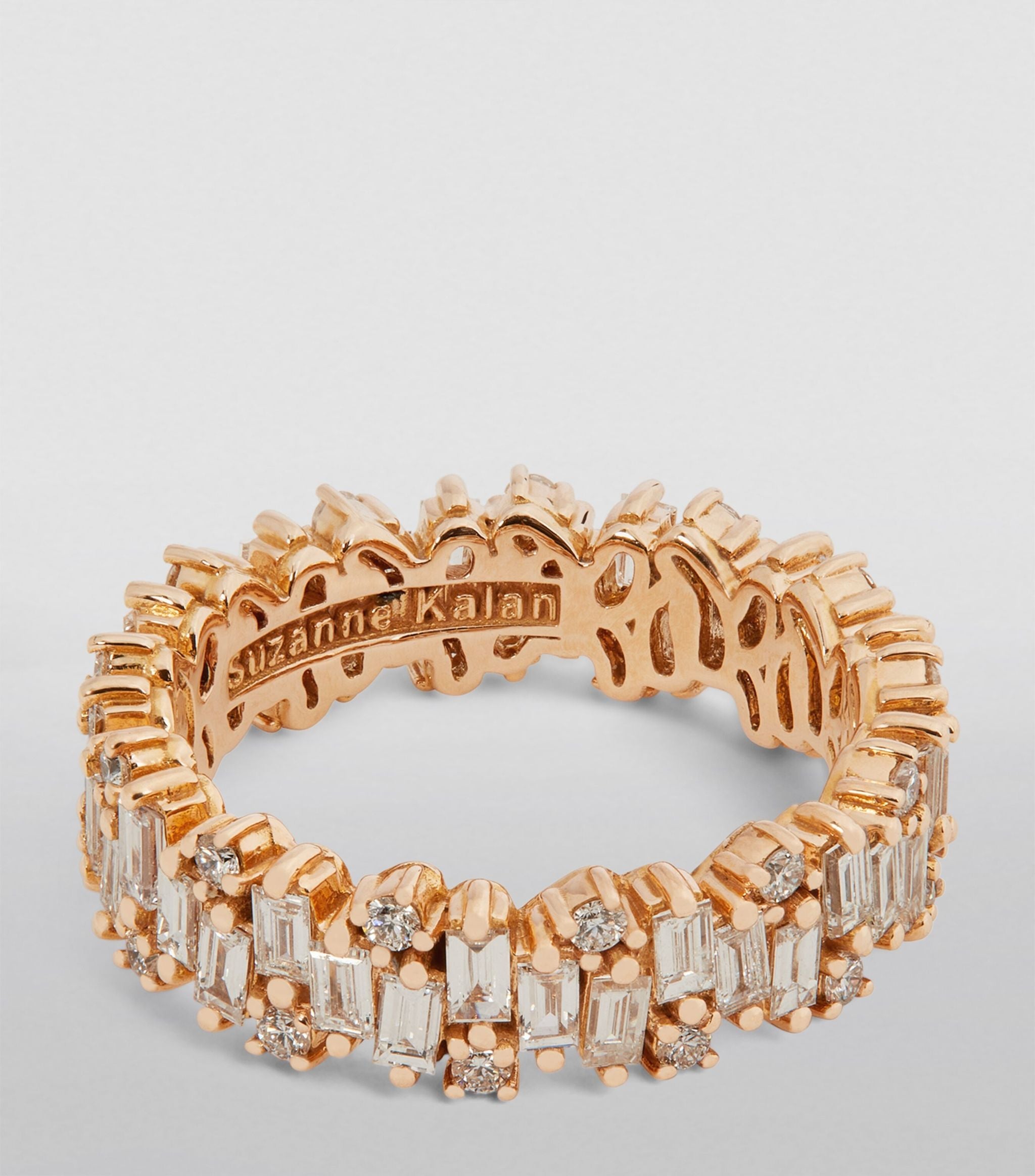 Rose Gold and Diamond Shimmer Alaia Fireworks Eternity Ring Miscellaneous Harrods   