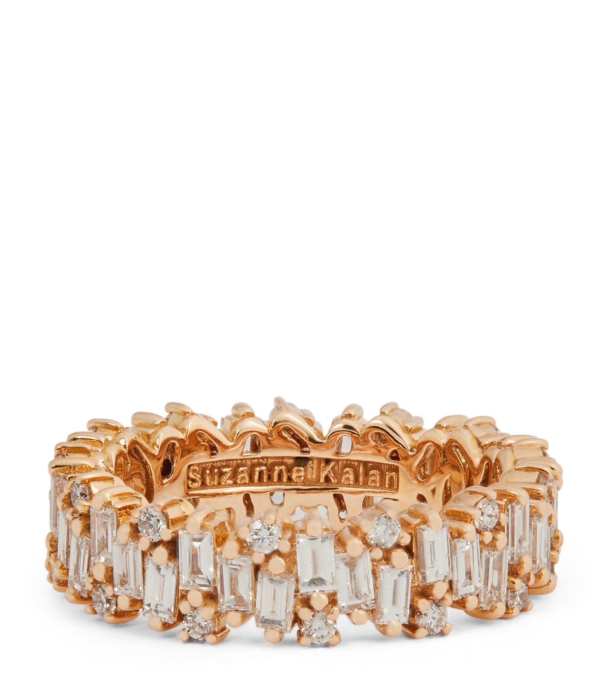 Rose Gold and Diamond Shimmer Alaia Fireworks Eternity Ring Miscellaneous Harrods   