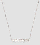 White Gold and Diamond Classic Bar Necklace GOODS Harrods   