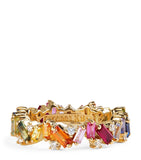 Yellow Gold, Diamond and Rainbow Sapphire Frenzy Ring GOODS Harrods   