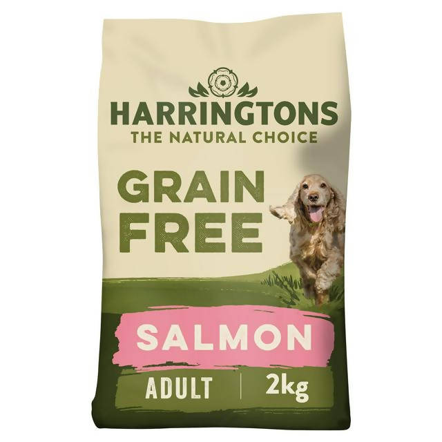 Harringtons Grain Free Salmon Dry Adult Dog Food 2kg - McGrocer