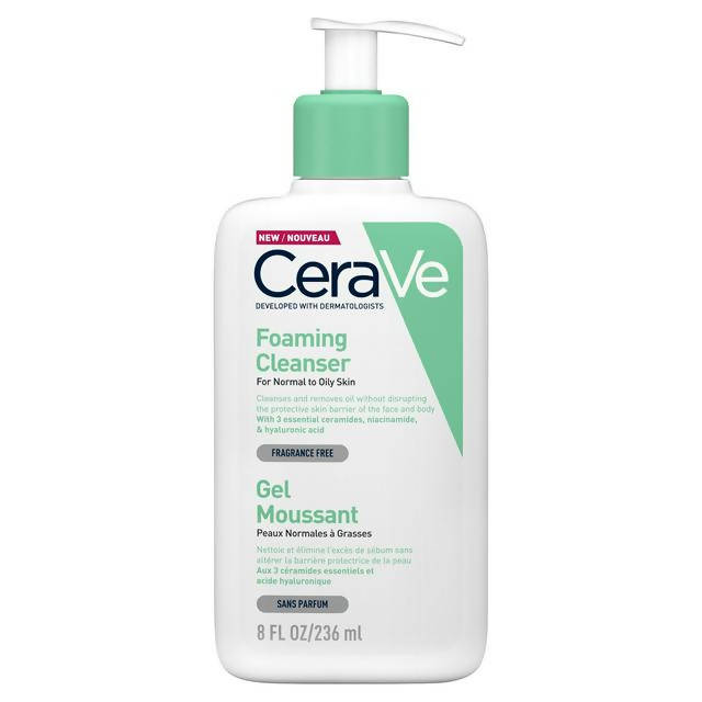 CeraVe Facial Foaming Cleanser 236ml face & body skincare Sainsburys   