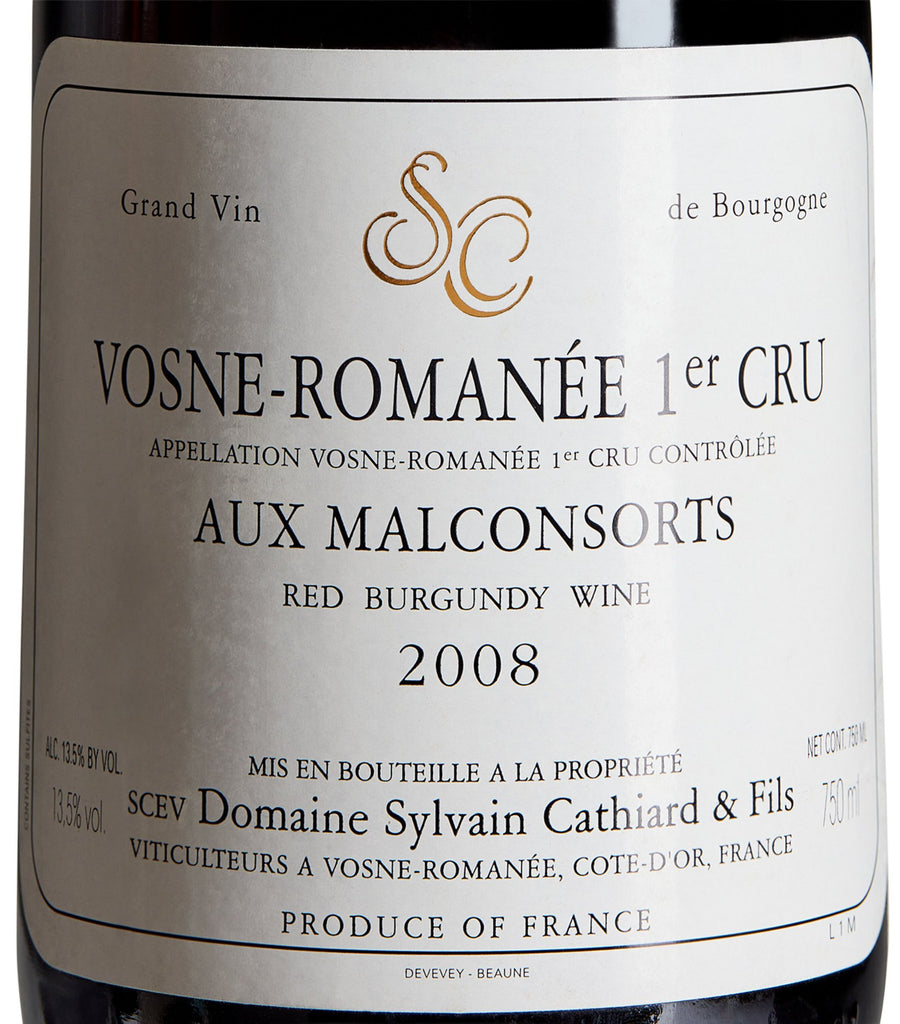 Vosne-Romanée Premier Cru Pinot Noir 2008 (75cl) – Burgundy, France