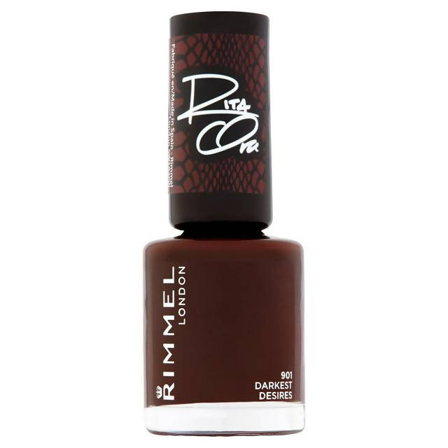 Rimmel London Rita Ora 901 Darkest Desires Nail Polish 8ml