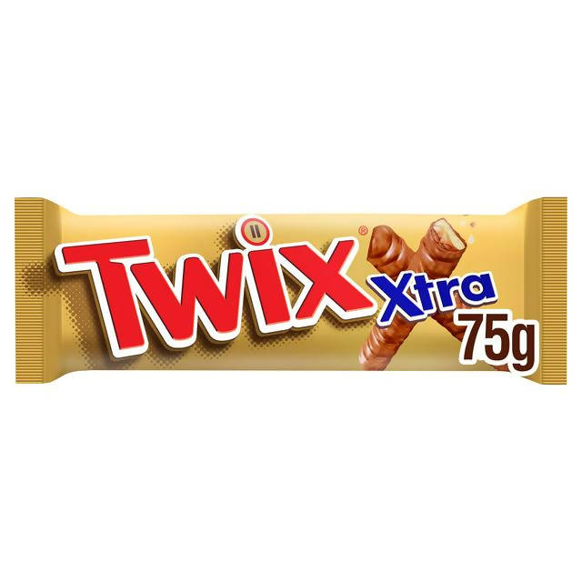 Twix Xtra Chocolate Biscuit Twin Bars 75g