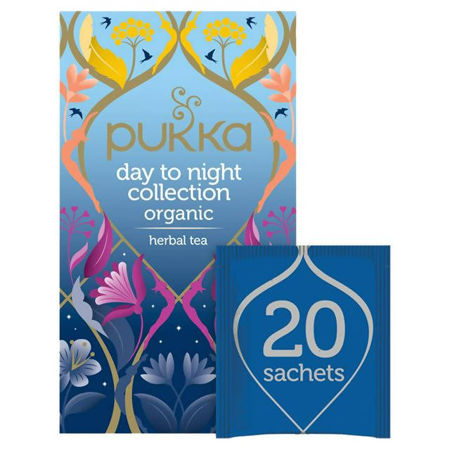 Pukka Day to Night Collection, 20 Herbal Tea Sachets All tea Sainsburys   