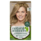 Clairol Natural Instincts Semi-Permanent Hair Dye Medium Cool Blonde 8A Blonde Sainsburys   