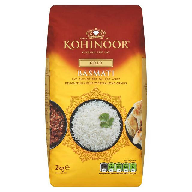 Kohinoor Extra Long Basmati Rice 2kg - McGrocer