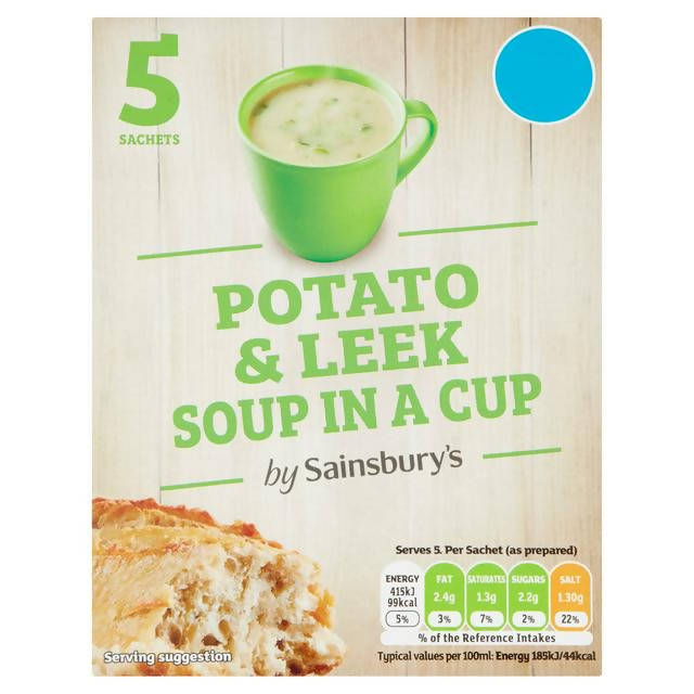 Sainsbury's Potato & Leek Soup in a Cup x5 24g