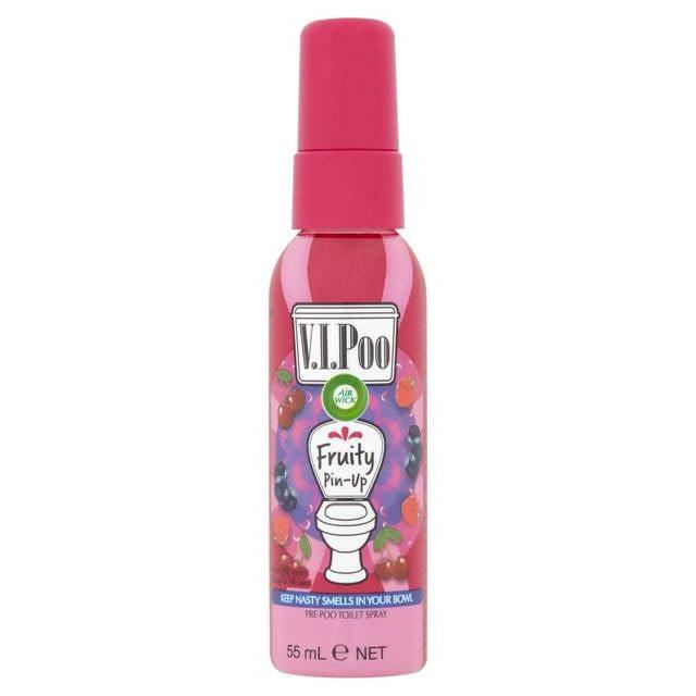 Air Wick ViPoo Pre-Poo Toilet Spray Fruity Pin-Up 55ml Special offers Sainsburys   