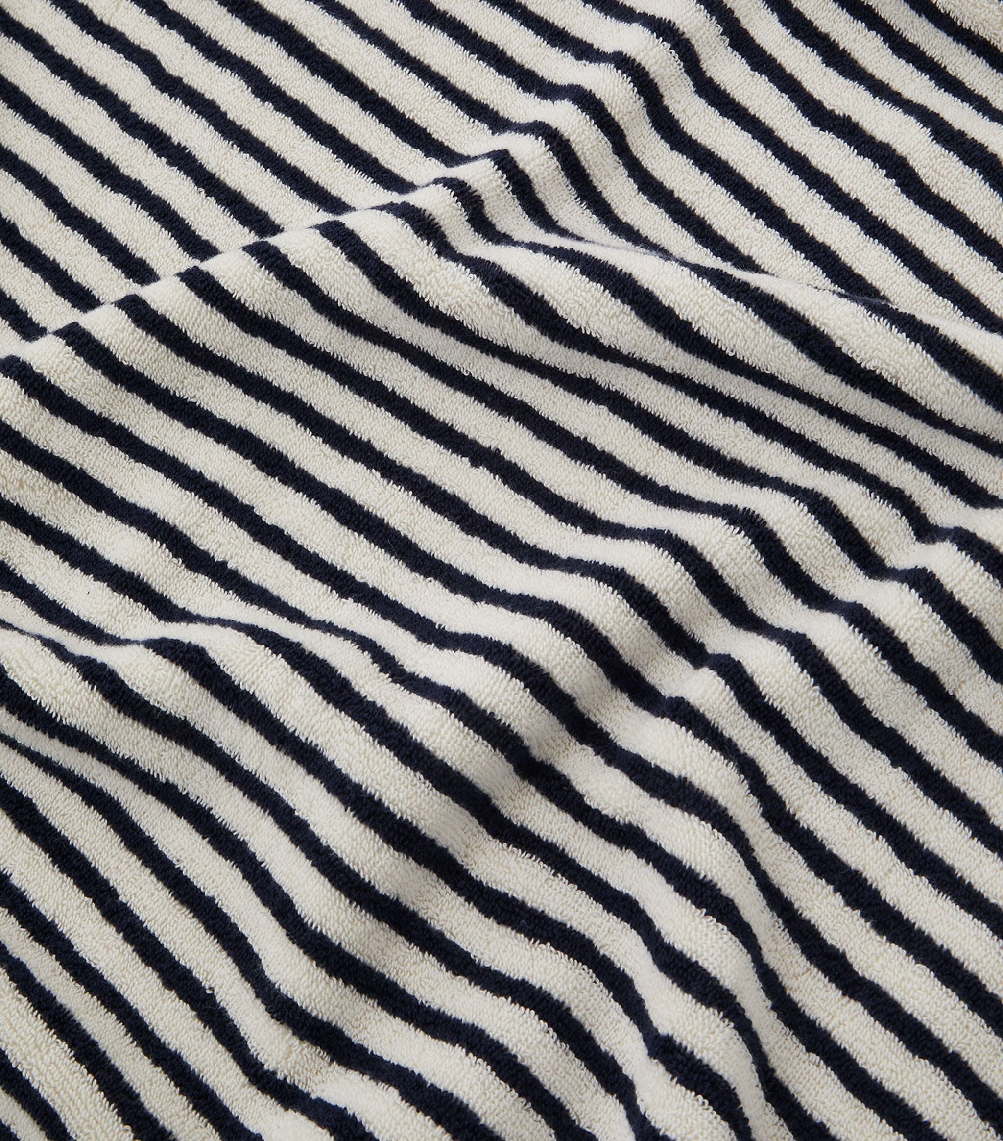 Striped Terry Bath Sheet (100cm x 150cm) Bedroom Harrods   