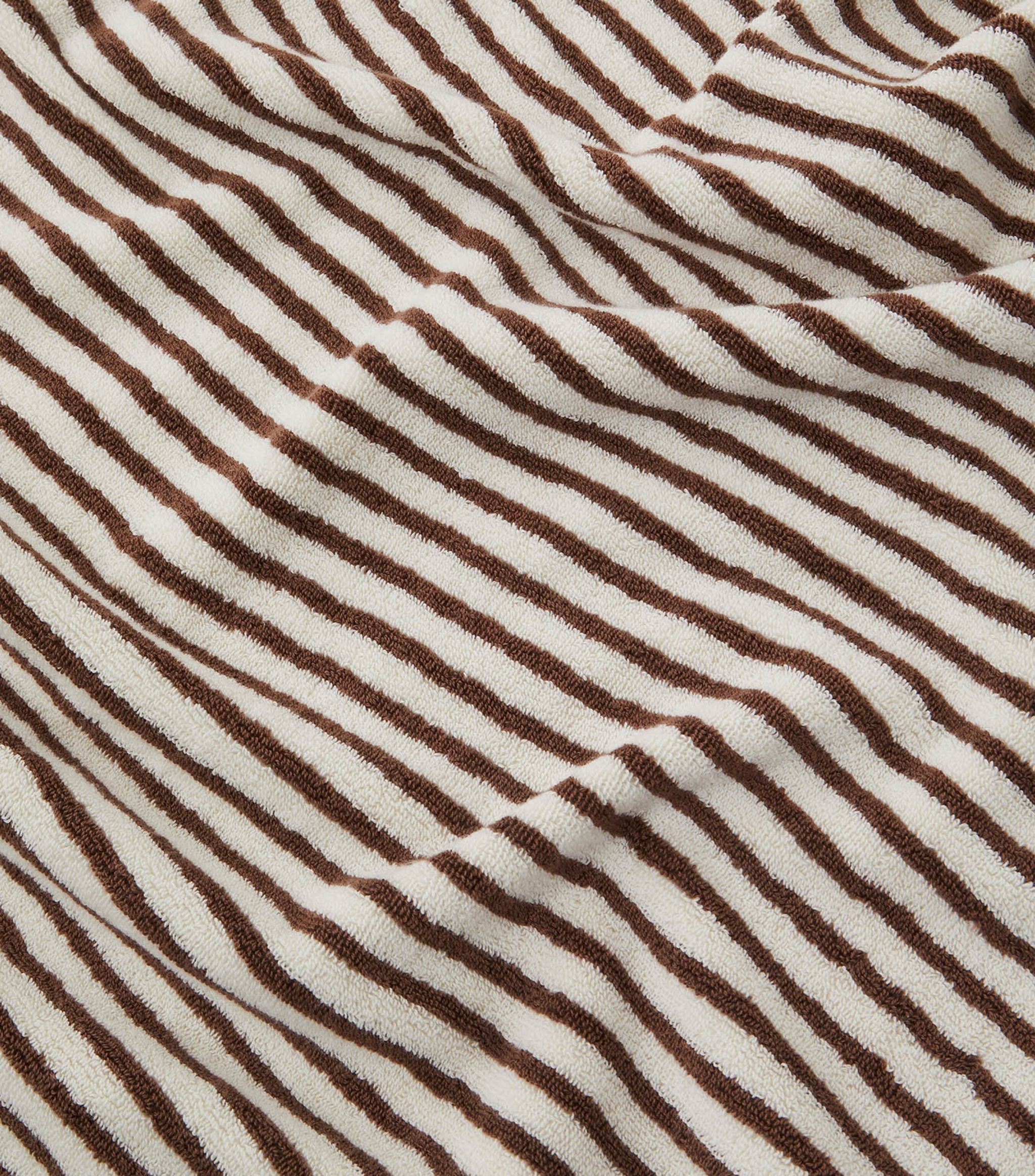 Striped Terry Bath Sheet (100cm x 150cm) GOODS Harrods   