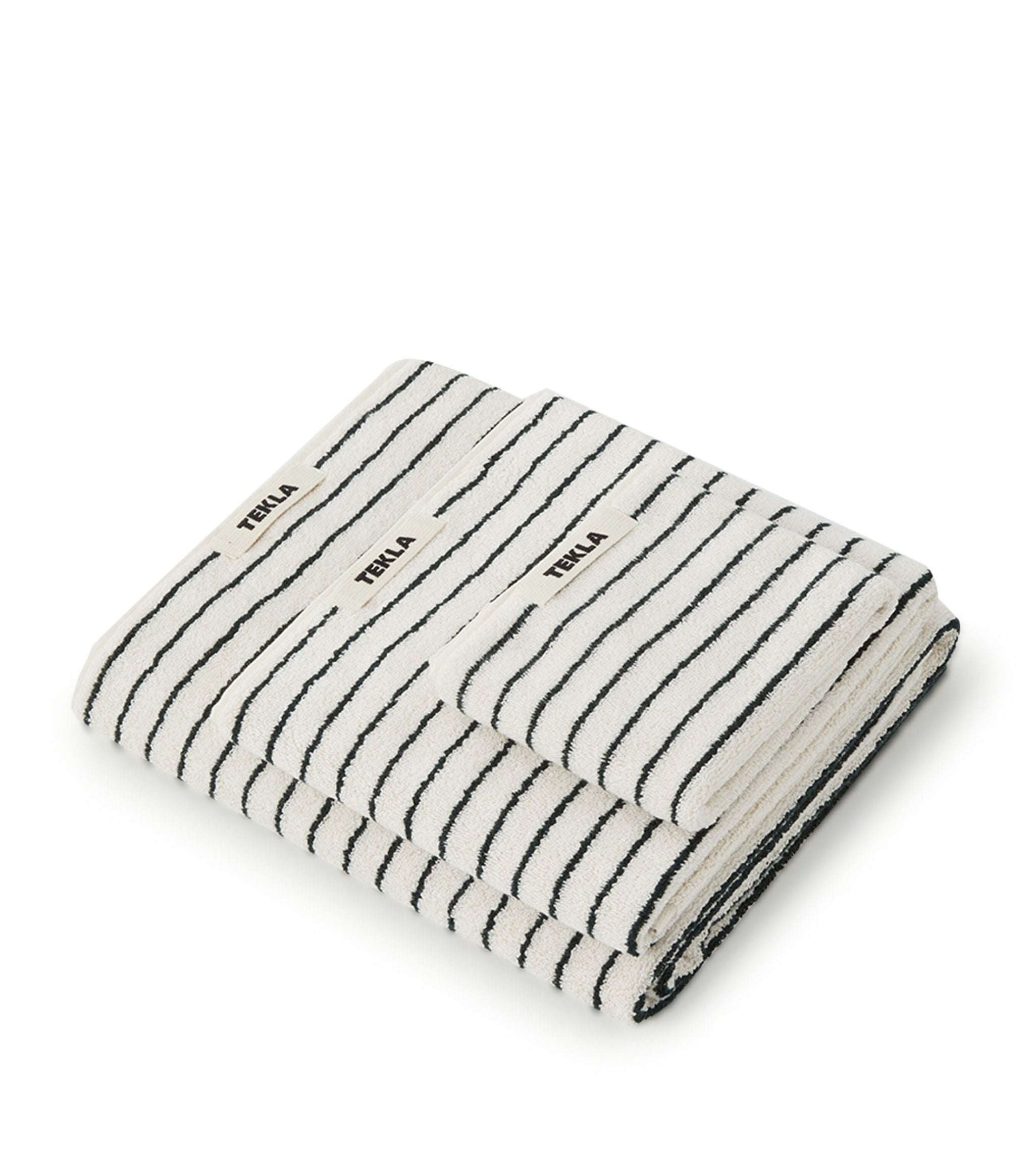 Striped Terry Face Cloth (30cm x 30cm) GOODS Harrods   