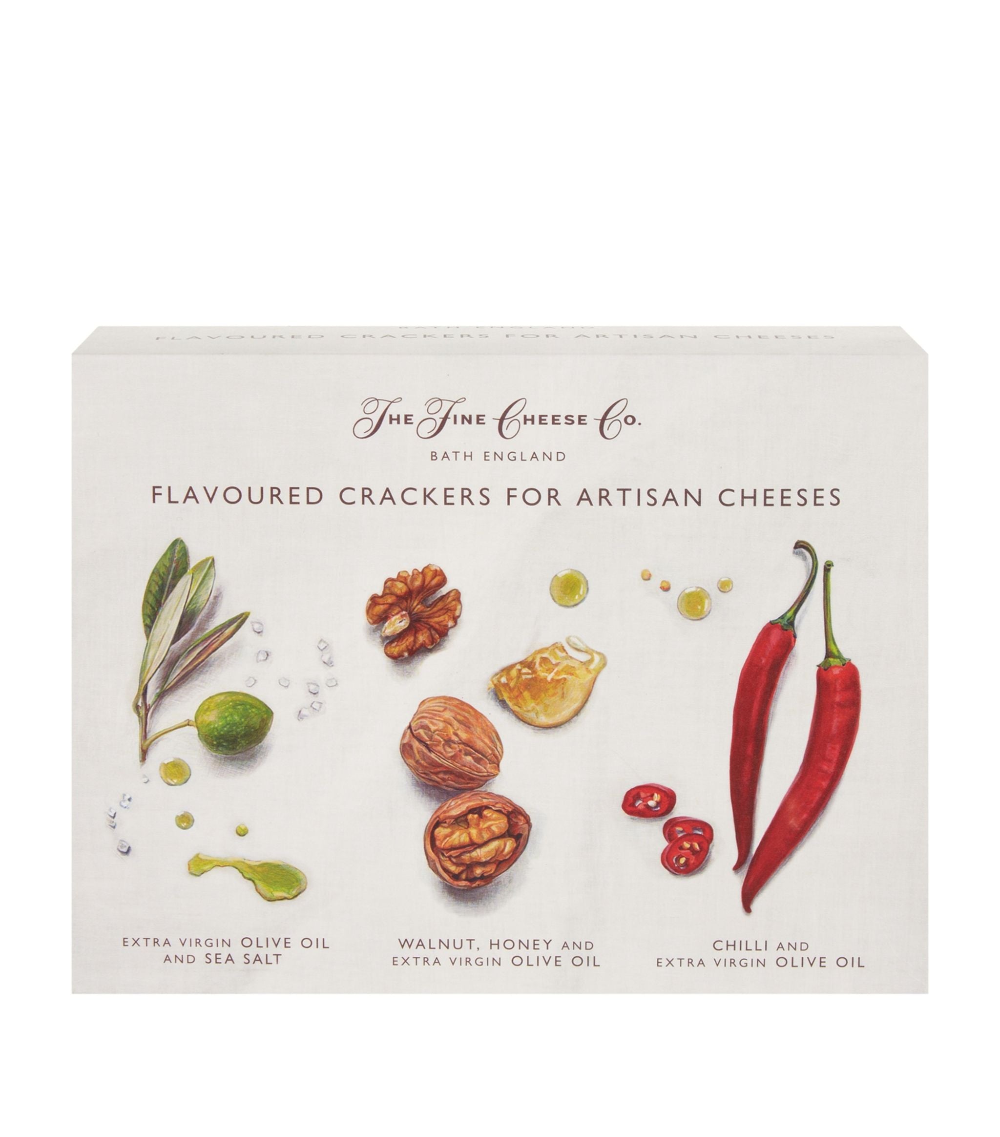 Flavoured Crackers For Artisan Cheeses (3 x 125g) GOODS Harrods   