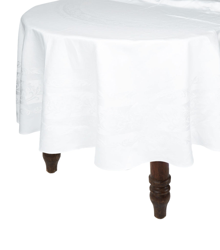 Linen Double Damask Tablecloth (274cm x 274cm)