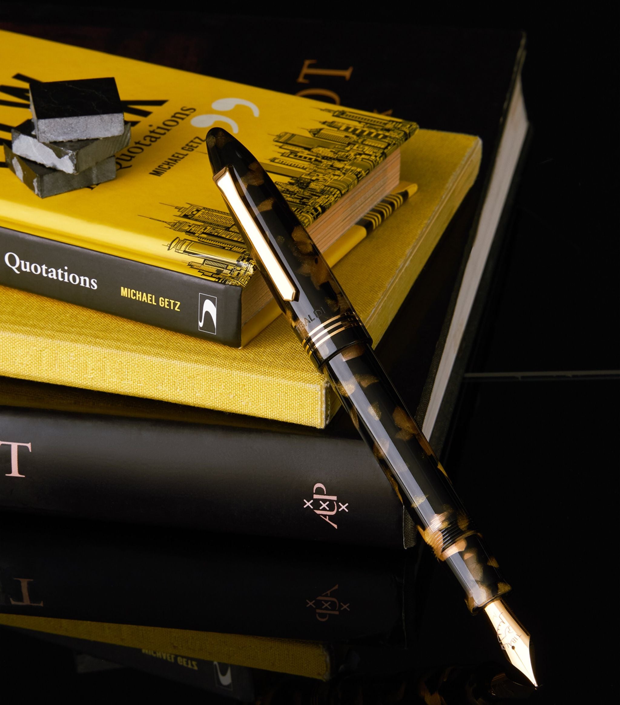 Gold-Trim Bononia Fountain Pen GOODS Harrods   