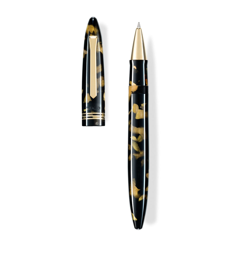 Gold-Trim Bononia Rollerball Pen