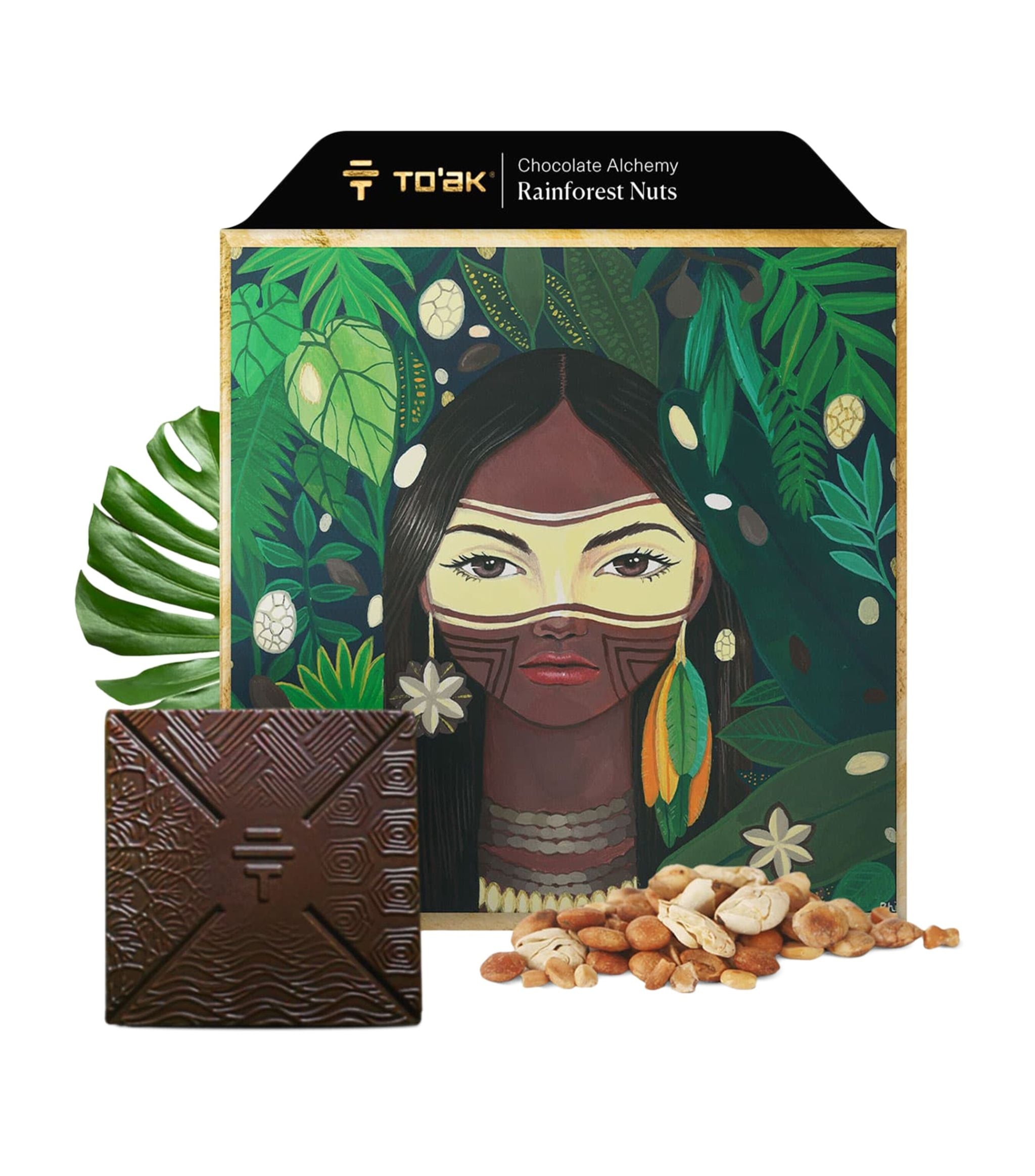 Alchemy Rainforest Nuts Dark Chocolate Bars (56g) GOODS Harrods   