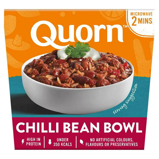 Quorn Vegetarian Chilli Bean Bowl 300g Instant snack & meals Sainsburys   