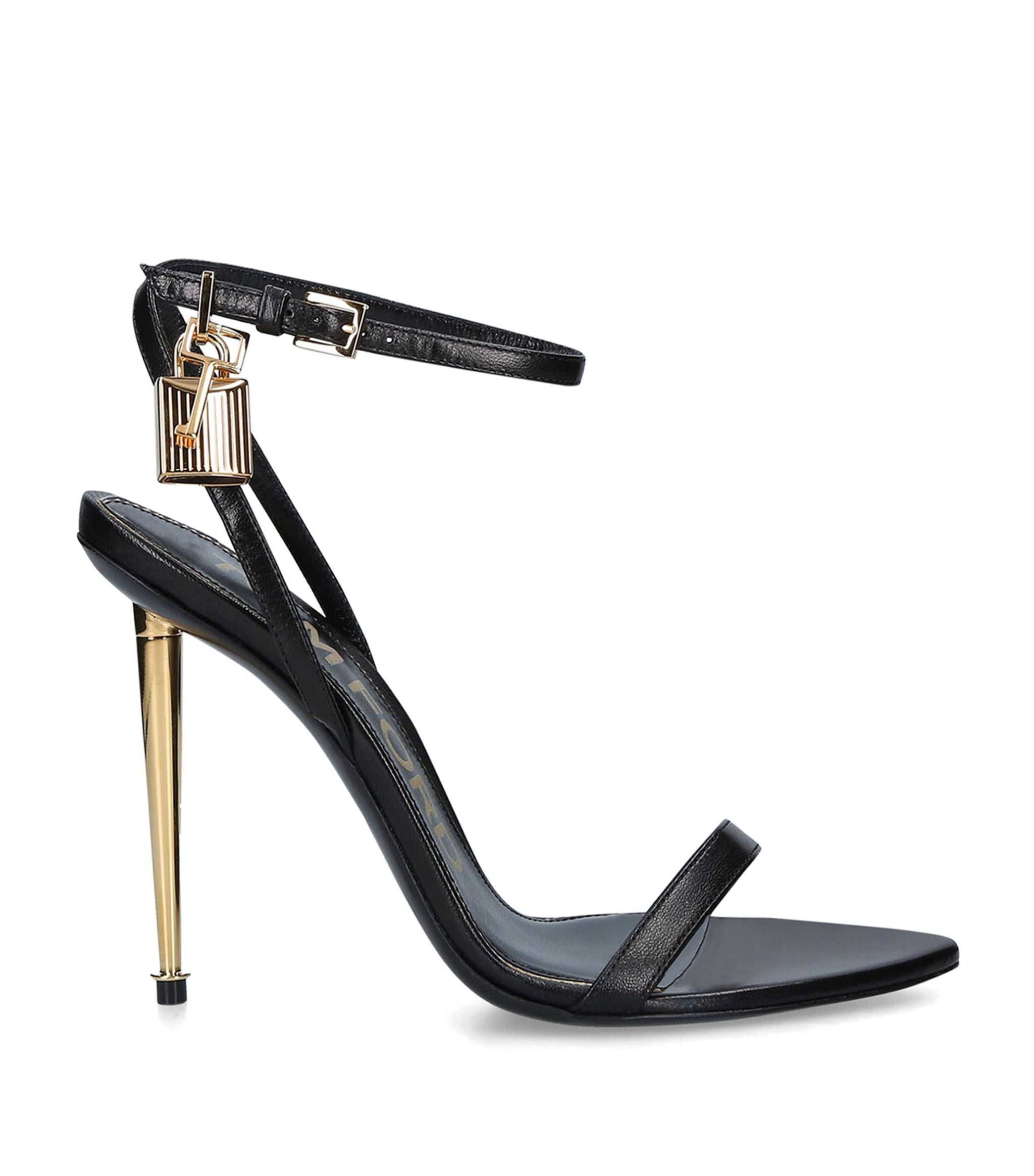 Leather Padlock Sandal 105 GOODS Harrods   