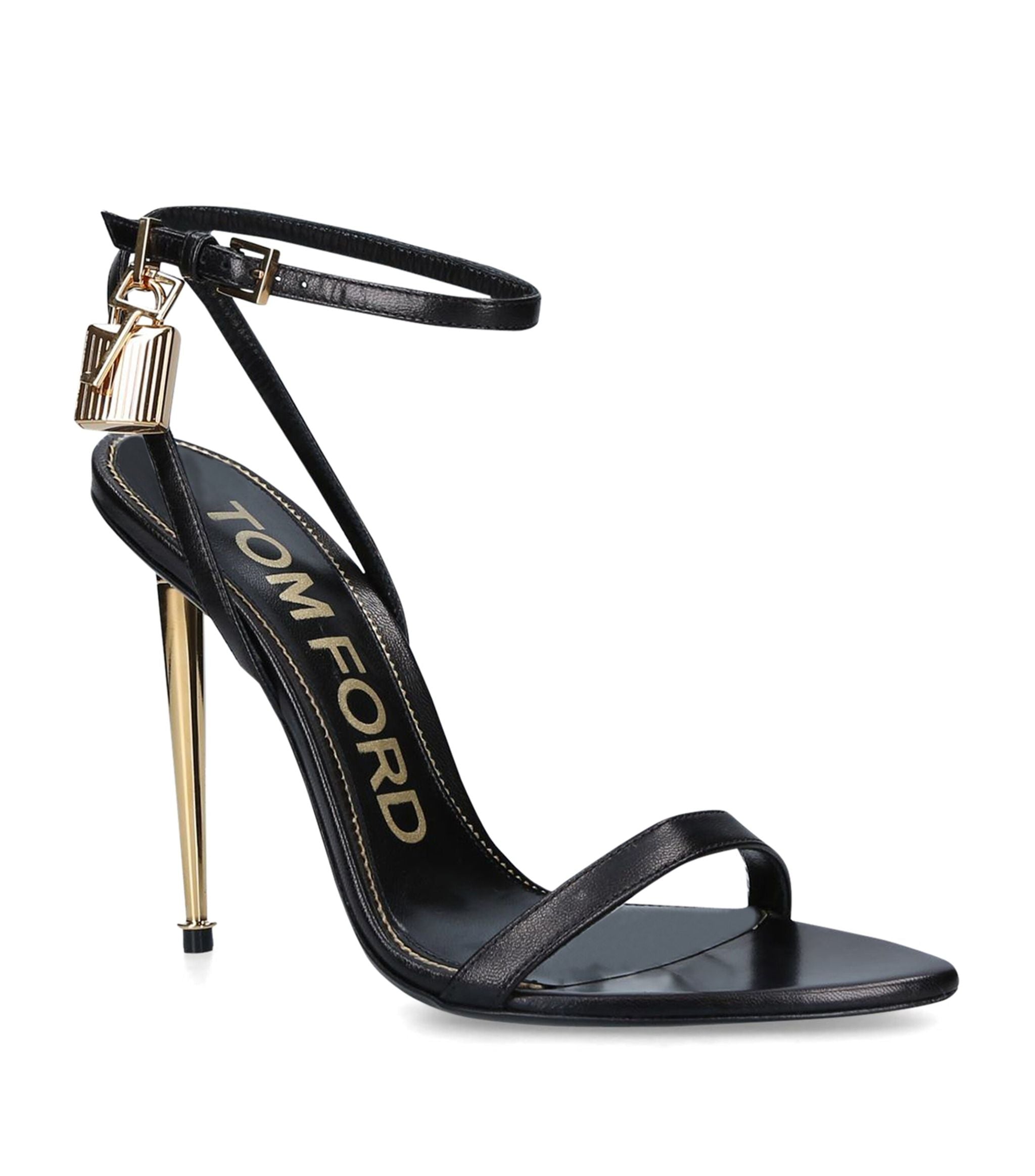 Leather Padlock Sandal 105 GOODS Harrods   