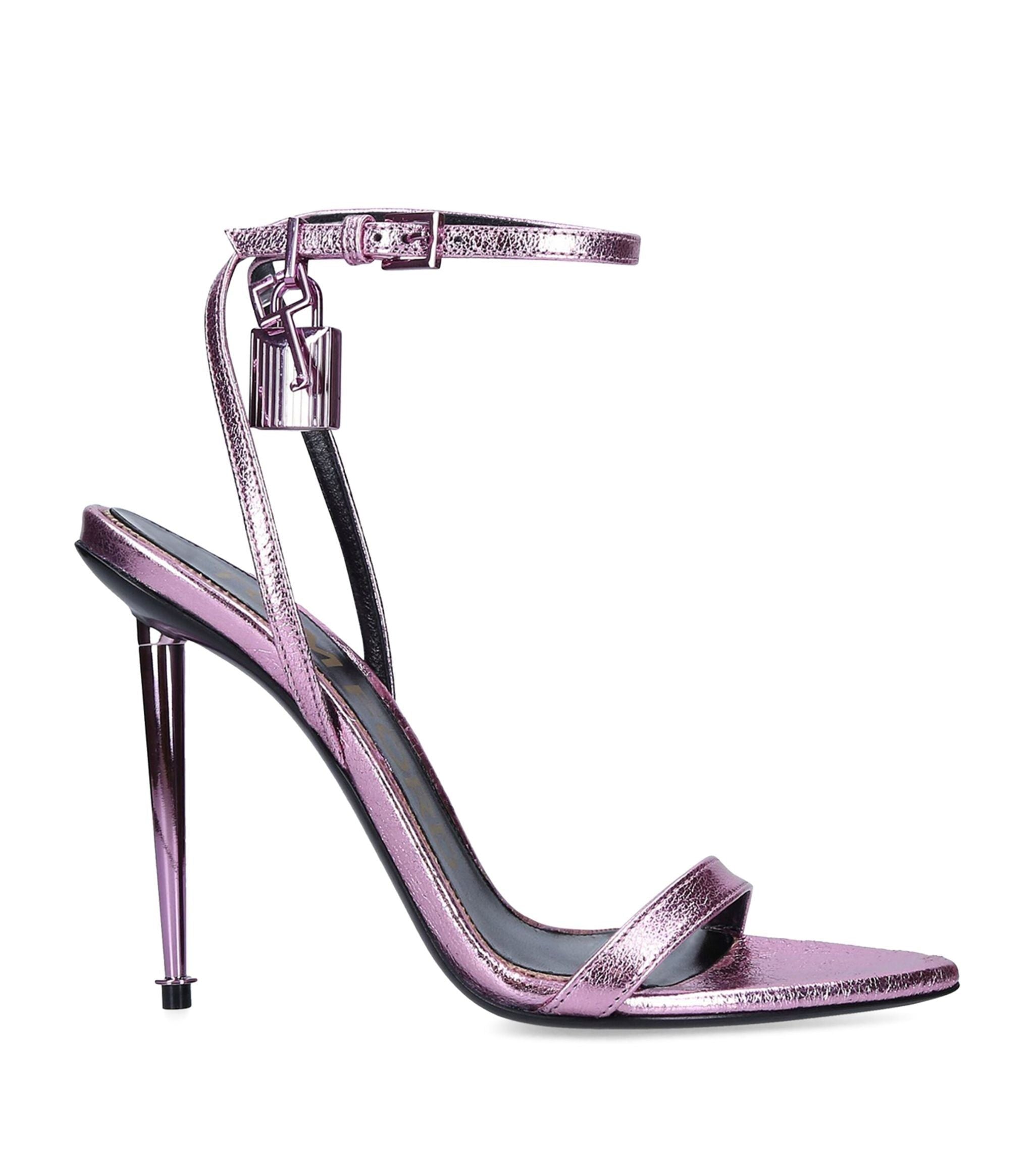 Leather Padlock Sandal 105 GOODS Harrods   