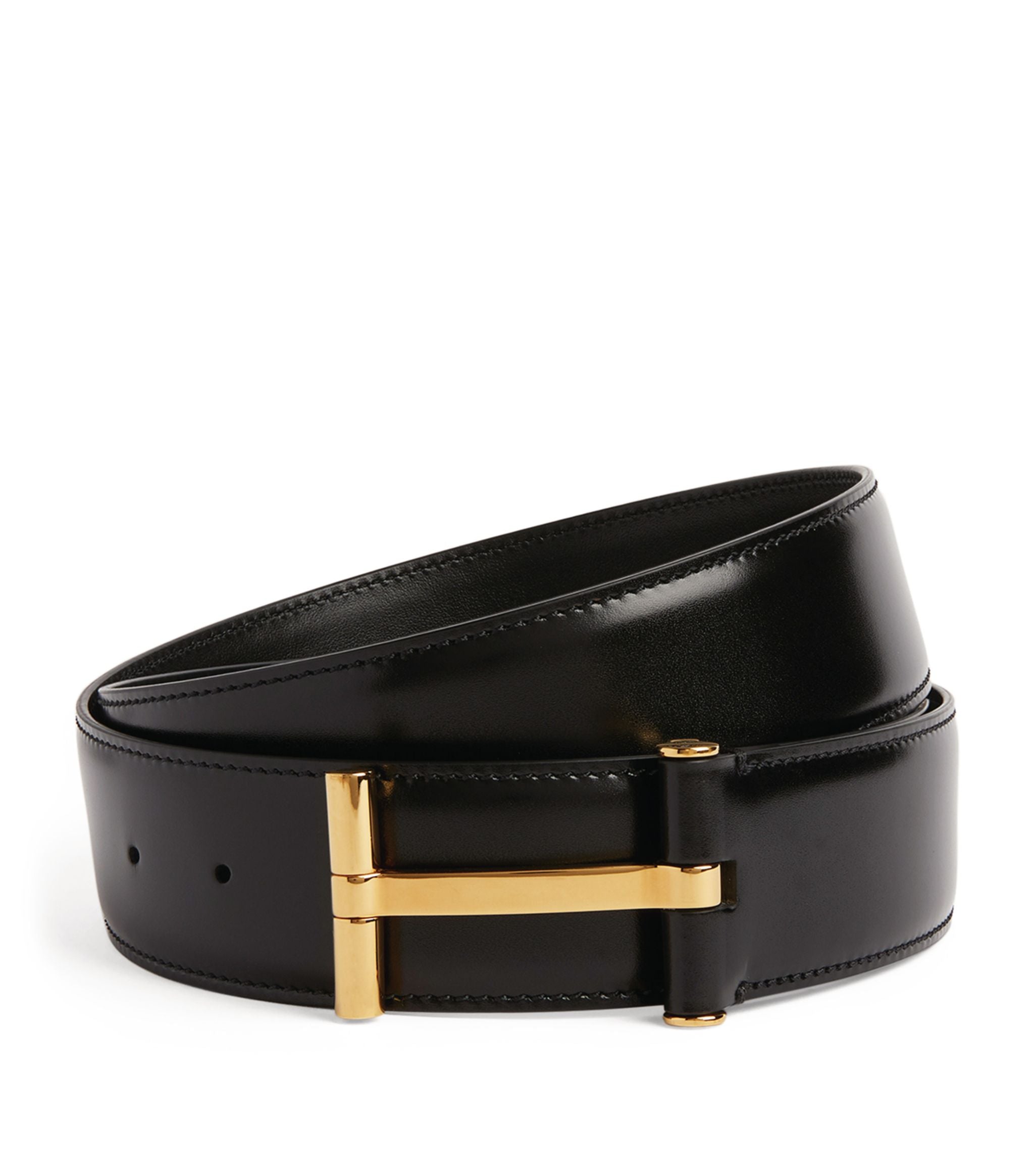 Leather T Clasp Belt GOODS Harrods   