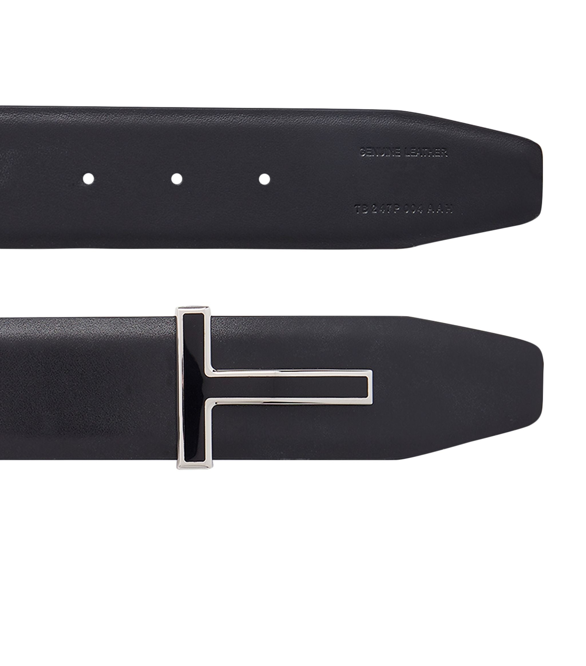 Polished Enamel and Leather Belt GOODS Harrods   