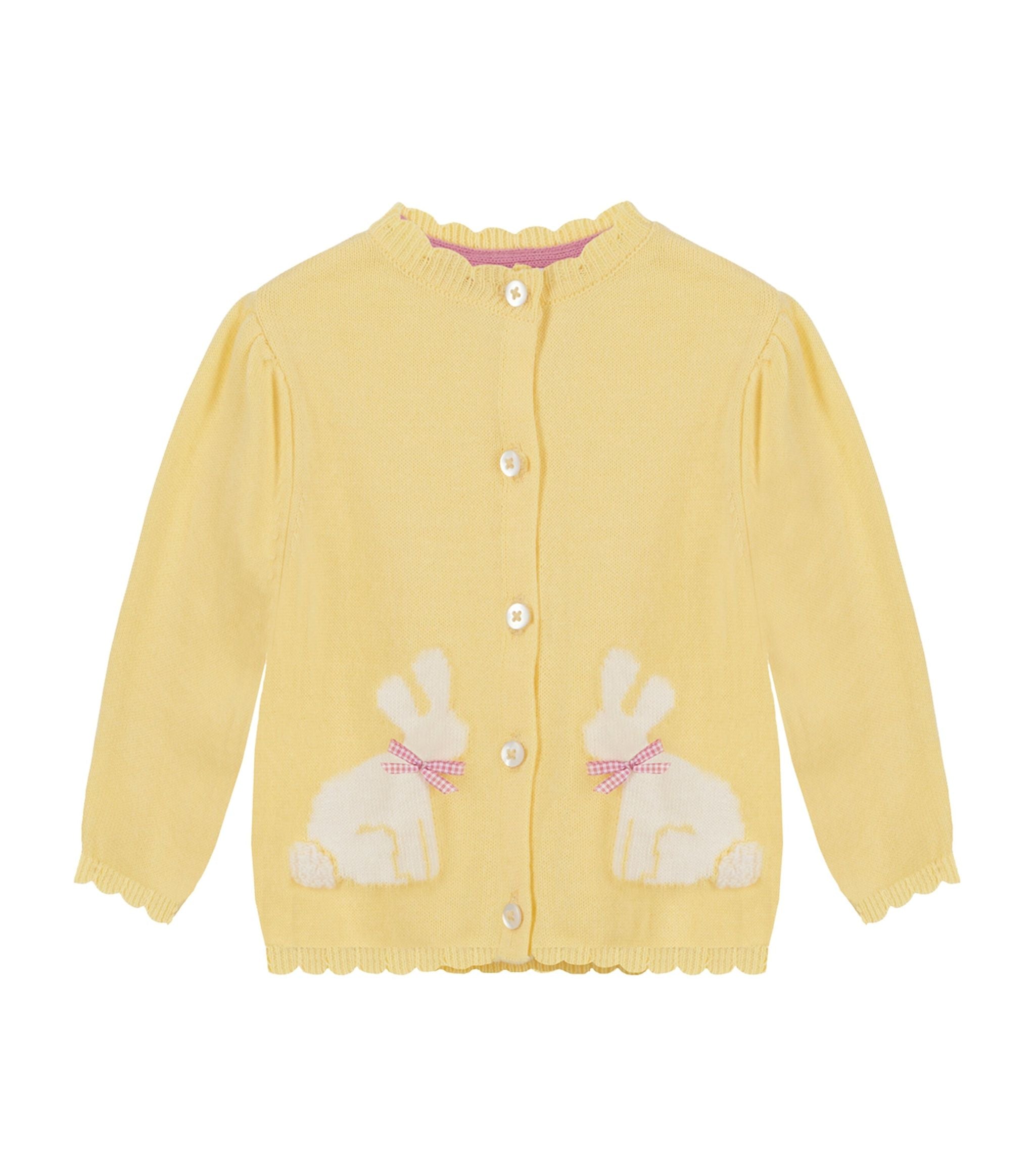 Cotton Isla Bunny Cardigan (3-24 Months) Miscellaneous Harrods   