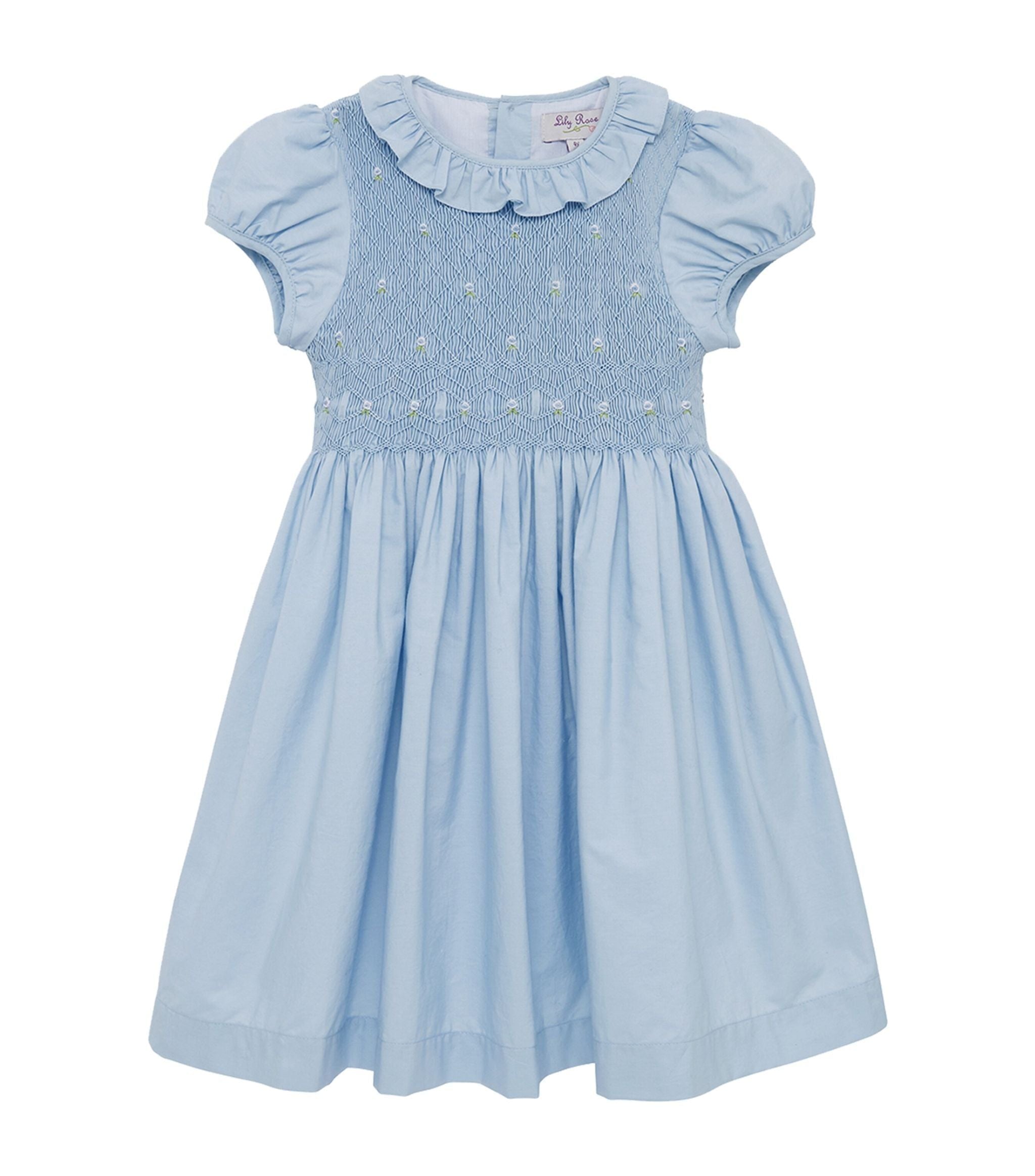 Cotton Willow Rose Dress (5-11 Years) GOODS Harrods   