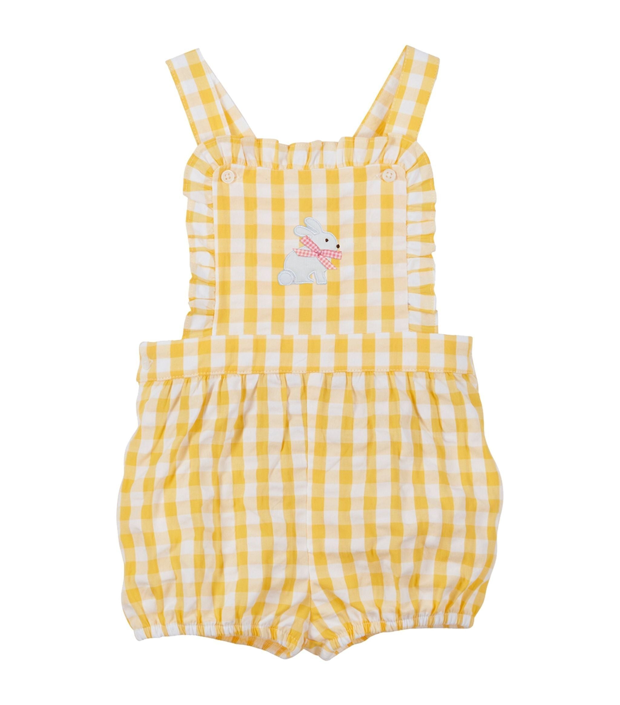 Gingham Bunny Shorts (3-24 Months) GOODS Harrods   