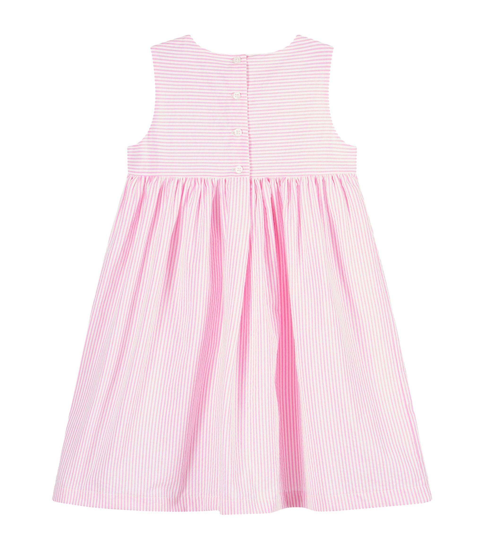 Striped-Pinafore Jemima Dress (2-5 Years) GOODS Harrods   