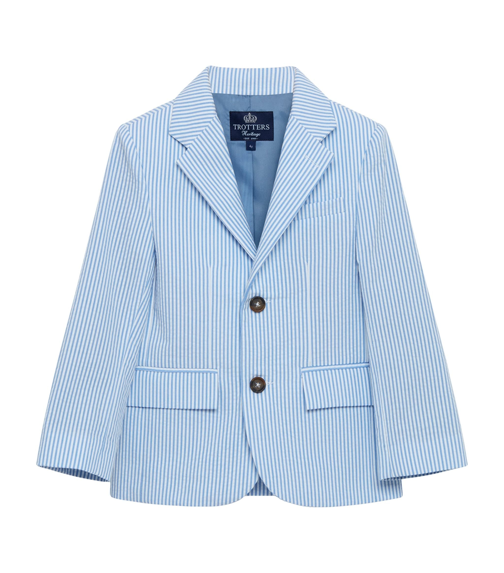 Striped Sebastian Blazer (6-11 Years) Miscellaneous Harrods   