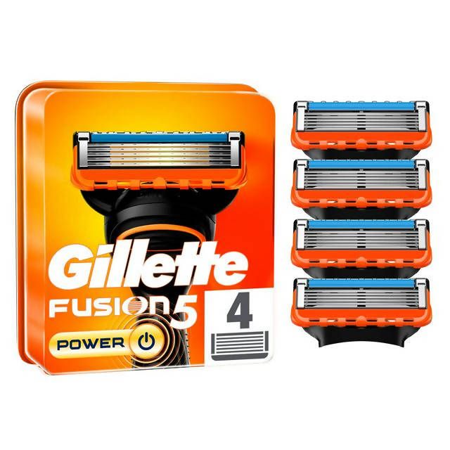 Gillette Fusion Power Razor Blades x4