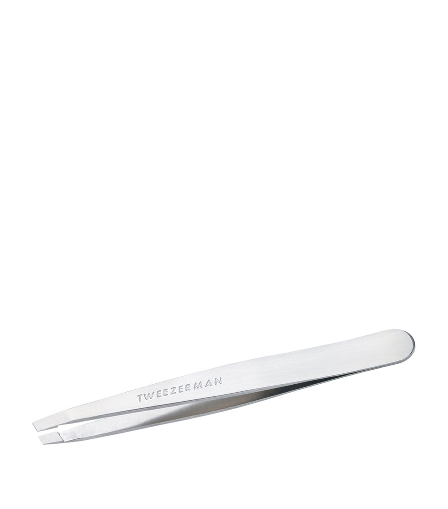 Slant Tweezer - Platinum Silver