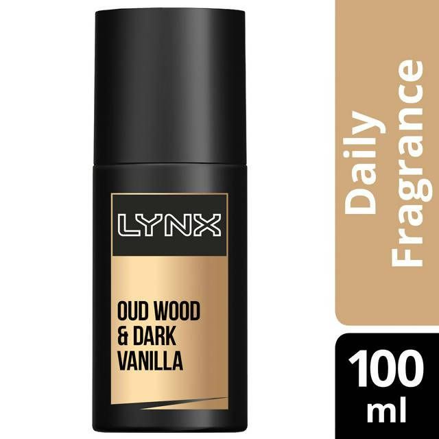 Lynx Signature Daily Fragrance Spray for men, Oud Wood & Dark Vanilla 100ml