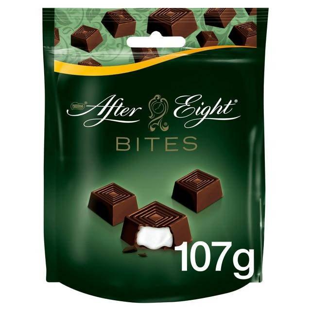 After Eight Bites Dark Chocolate Pouch 107g