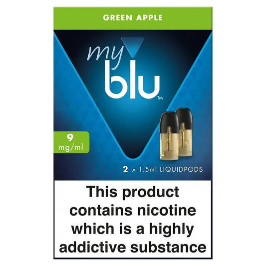 blu myblu Liquidpod Green Apple 0.8% Electronic cigarettes Sainsburys   
