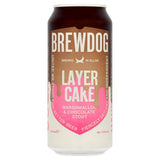 Brewdog Layer Cake Marshmallow & Chocolate Stout 440ml All beer Sainsburys   