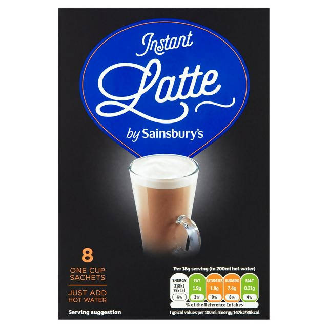 Sainsbury's Instant Latte 8x18g