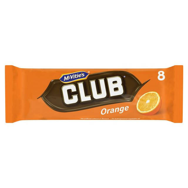 McVitie's Club Orange Biscuits x8 Chocolate biscuit bars Sainsburys   