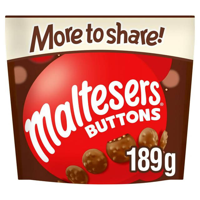 Maltesers Buttons Chocolate More to Share Pouch Bag 189g