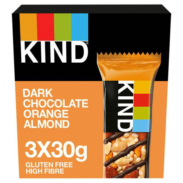 Kind Dark Chocolate Orange Almond 3x30g