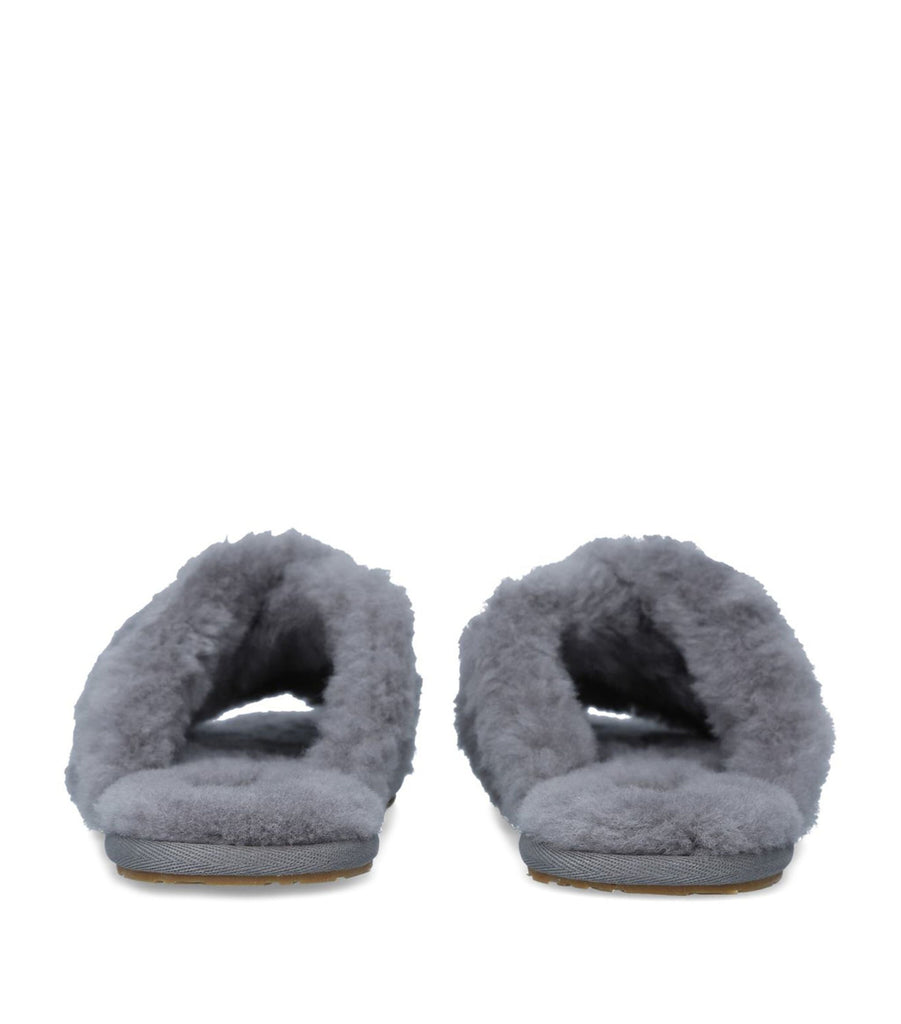 Suede-Trim Scuffita Slippers