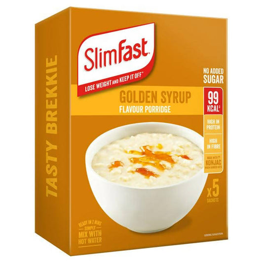SlimFast Golden Syrup Flavour Porridge 5 x 29g (145g) Meal replacement Sainsburys   