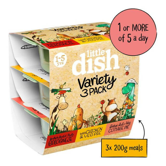 Little Dish Variety 1-5 Yrs 3x200g GOODS Sainsburys   