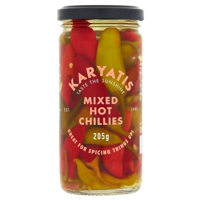 Karyatis Mixed Hot Chillies 205g (130g*)