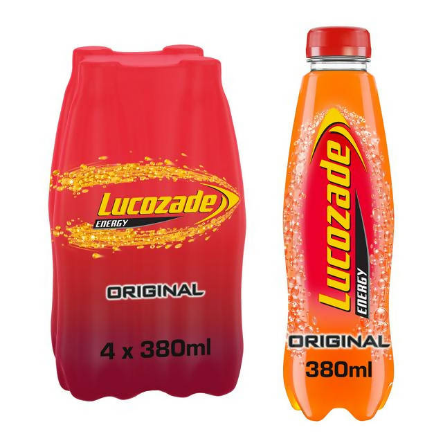 Lucozade Energy Drink Original 4x380ml