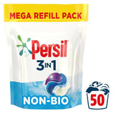 Persil Non Bio 3 in 1 Laundry Washing Capsules 50 Washes - McGrocer