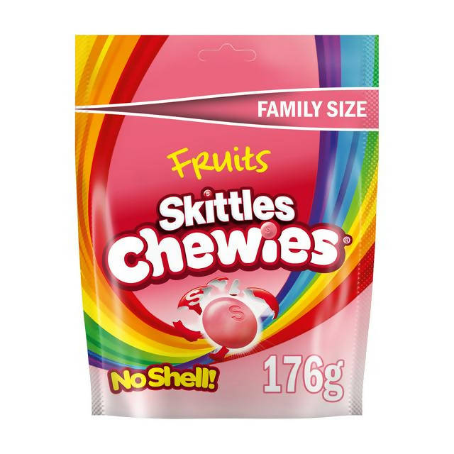 Skittles Chewies Fruits Sweets Family Size Pouch Bag 196g